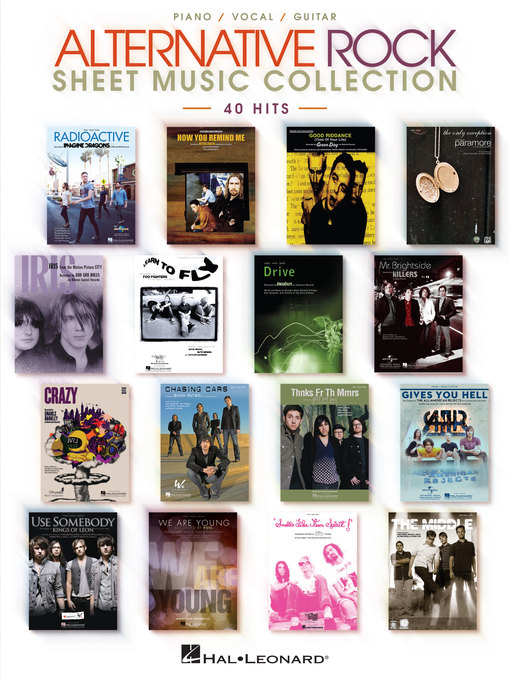 Title details for Alternative Rock Sheet Music Collection by Hal Leonard Corp. - Available